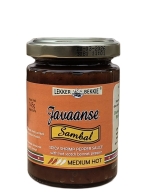 Glas 145g mediom Hot Sambal nach javanesischem Reznept von Madame Jeanette